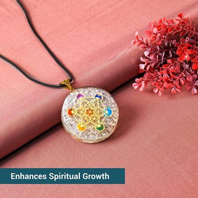 Mặt dây chuyền Thạch Anh Trắng Orgone